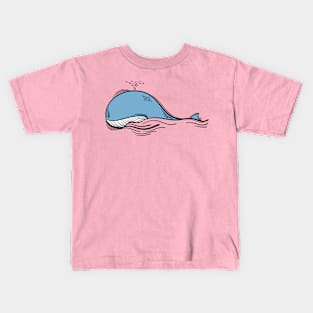 Swimming Whale Kids T-Shirt